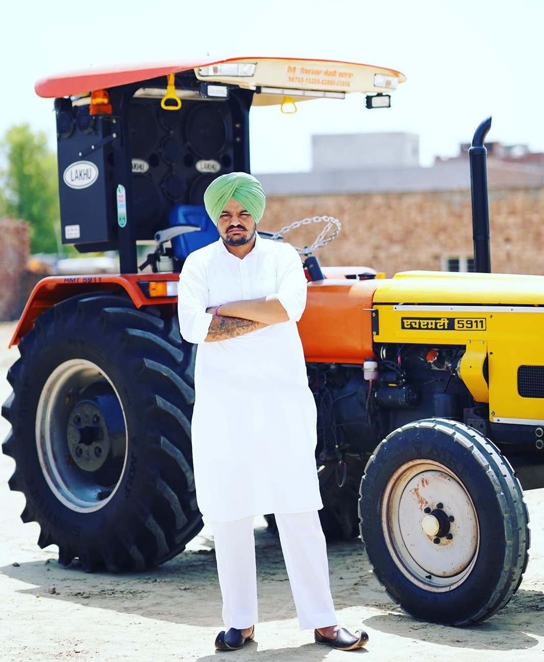 Sidhu Moose Wala Tractor Photo